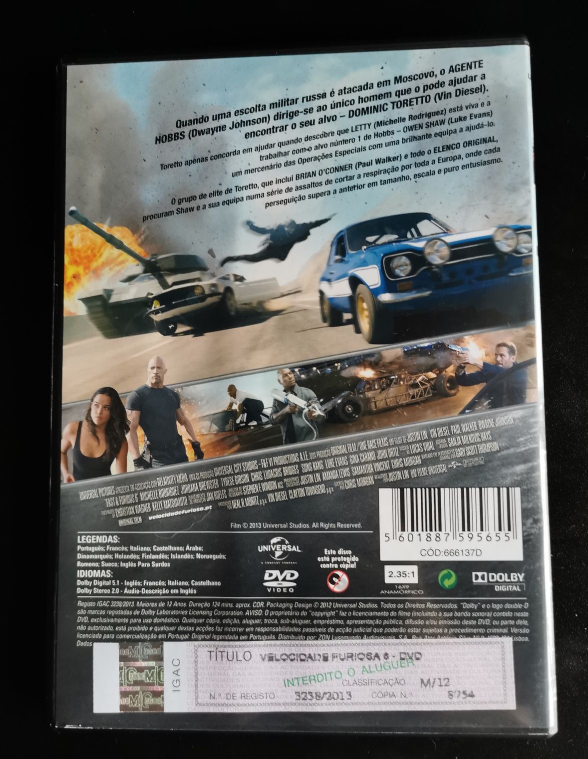 Velocidade Furiosa 6 - DVD