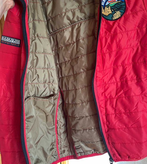 Чоловіча демісезонна куртка Napapijri ARIC SUM красная (NP0A4E2AR471)