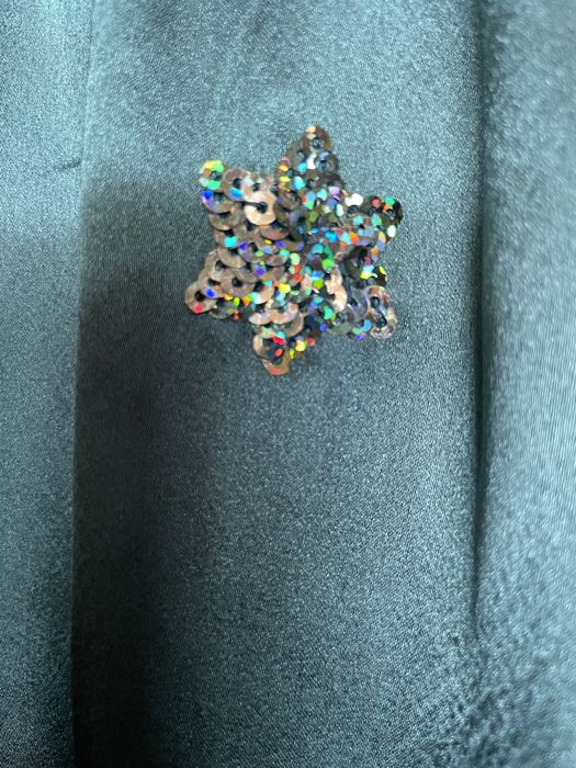 Vestido cetim verde Lft 7/8 anos NOVO