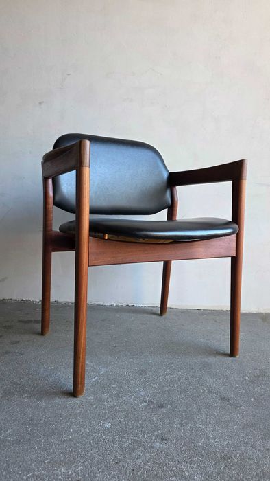 Duński fotel tekowy.APO Møbler.Lata 60