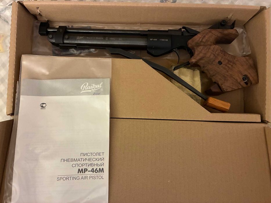 Pistola ar comprimido Baikal MP46-M chumbo 4.5mm