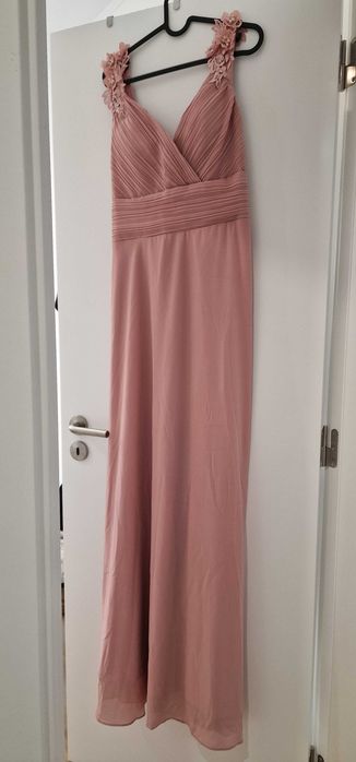 Vestido de senhora cor-de-rosa