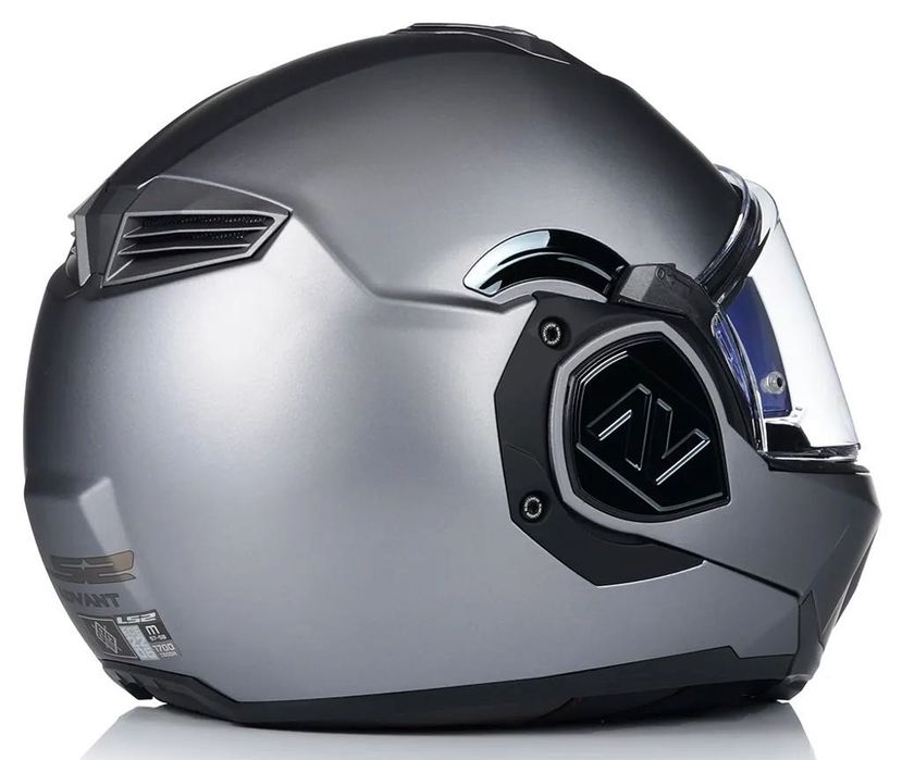 Capacete NOVO Modular 180° LS2 Titanium Matt (22% DESCONTO) Em L e XL
