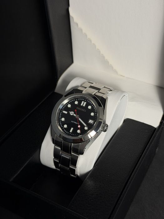Relógio Automático Seiko Mod Black Seamaster