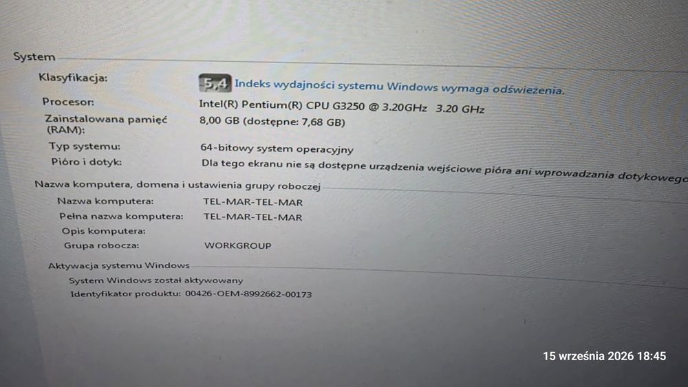 Komputer stacjonarny mini itx