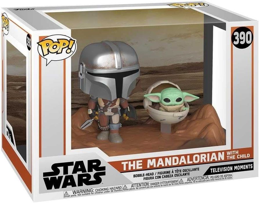 Funko Pop! Star Wars The Mandalorian - The Mandalorian with The Child
