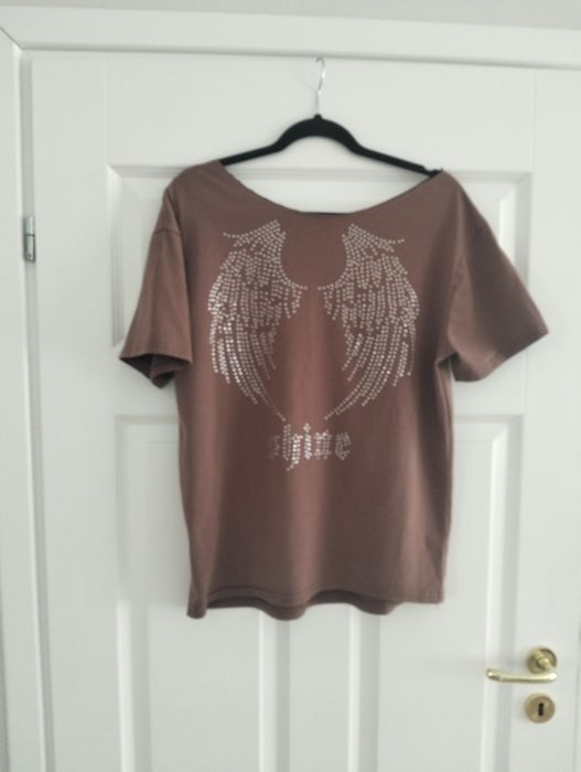 Luźna jasna brązowa bluzka