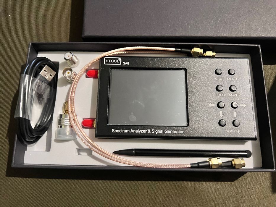 Модернізований аналізатор спектра SA8, джерело сигналу 35-6200 МГц