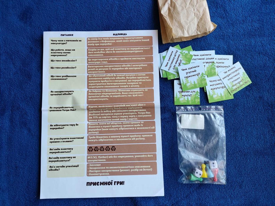 Настільна розвиваюча  гра Еко логіка (Умняшка)в ідеальному стані