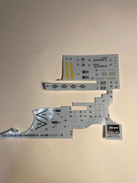 Декаль Harrier MK 2