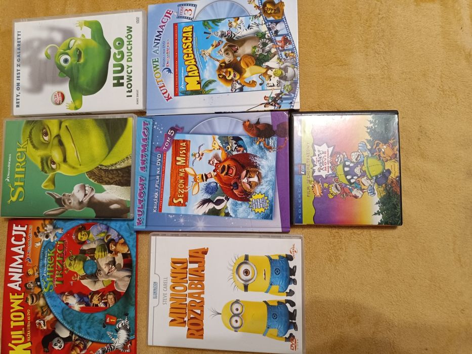 Zestaw 16 płyt z bajkami na dvd