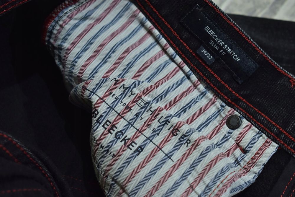 Tommy Hilfiger Bleecker Slim Fit Dżinsy Męskie W34 L32