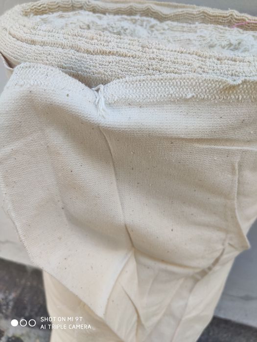 Ткань x\б портяночная и байка времен СССР ,продажа от метра