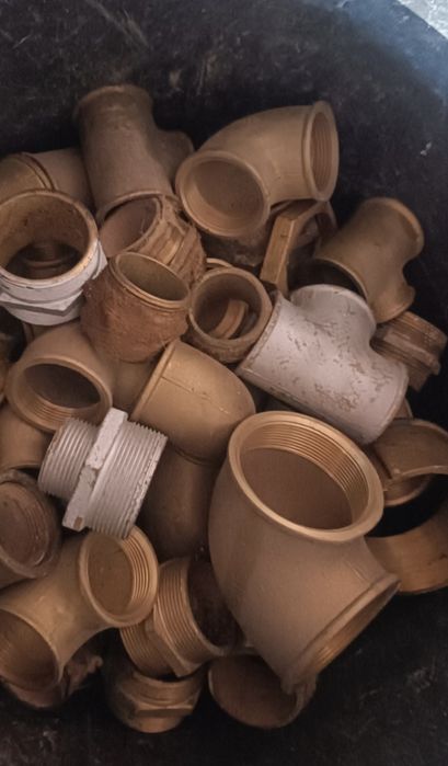 Acessórios novos latão pichelaria canalização