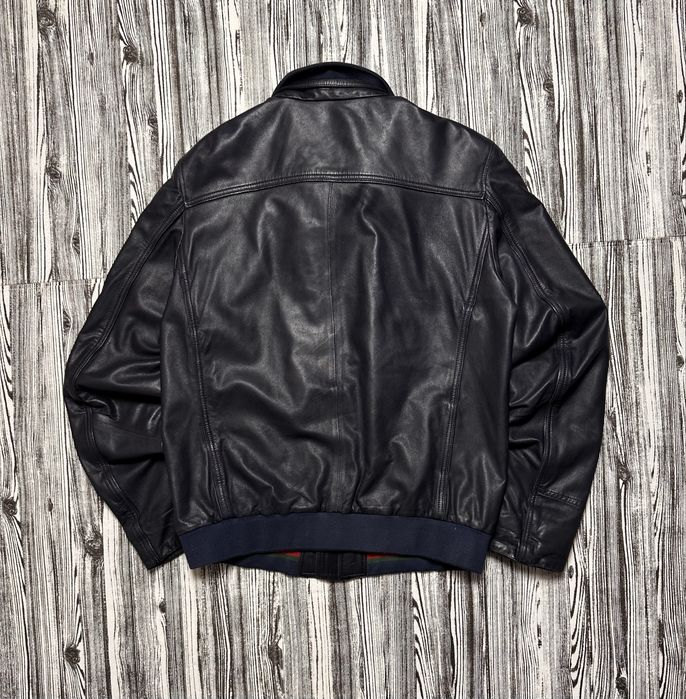 vintage leather jacket - купить мужскую одежду - Цена на OLX.ua
