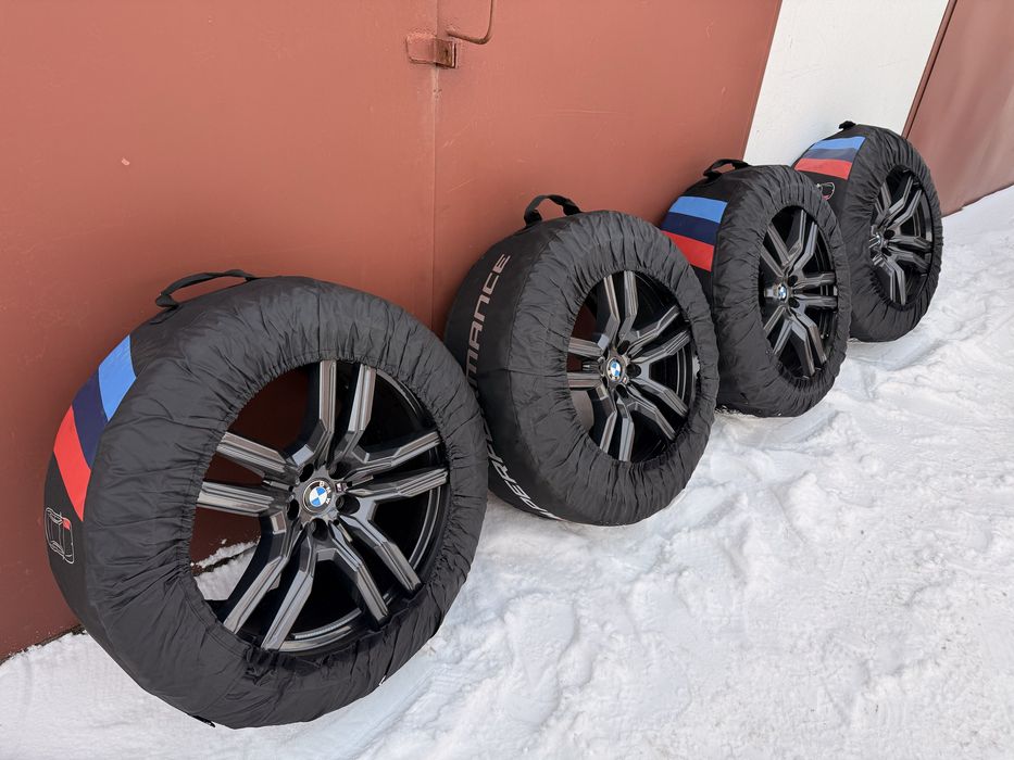 Оригінальні диски BMW M 808M R21 + зимова гума Michelin Pilot Alpin 5
