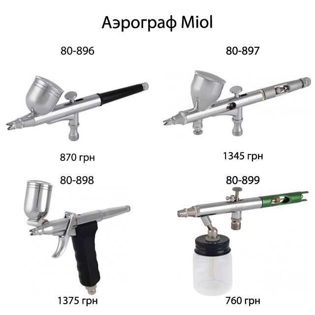 Аерограф Аэрограф професійний MIOL