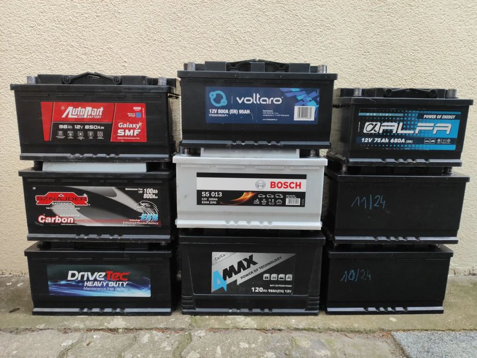 Akumulator samochodowy 12V 100Ah 95Ah 120Ah 98Ah 80Ah 75Ah Bosch Ford FoMoCo AGM Sznajder