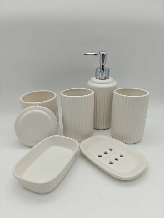 Conjunto de Casa de Banho em Cerâmica NOVAJOY – NOVO (Caixa Aberta)