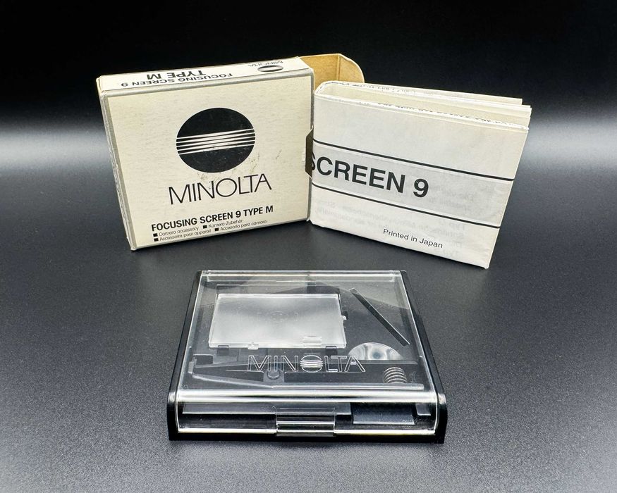 Minolta Focusing Screen 9 Type M - como novo [Minolta 9]