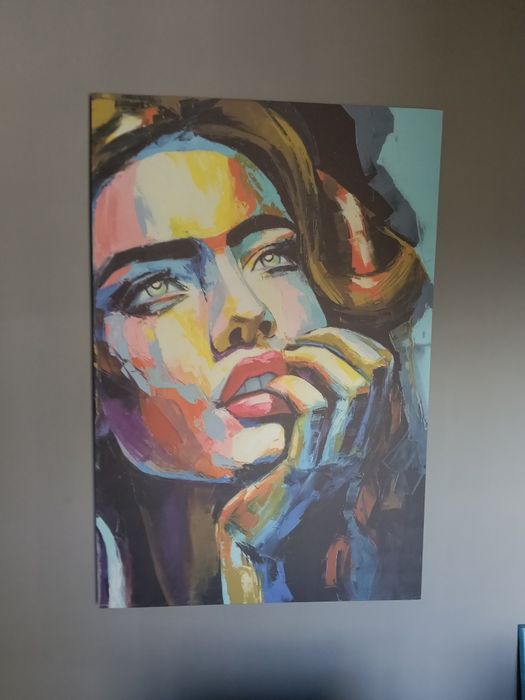 Quadro Mulher a Cores
