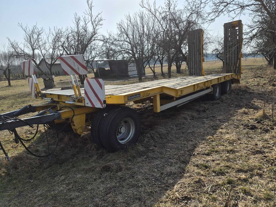 Goldhofer TU 3-24/80 przyczepa niskopodwoziowa