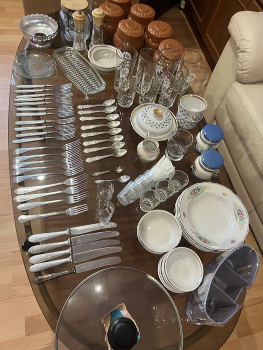 Хрустальні  салатники посуд стакани