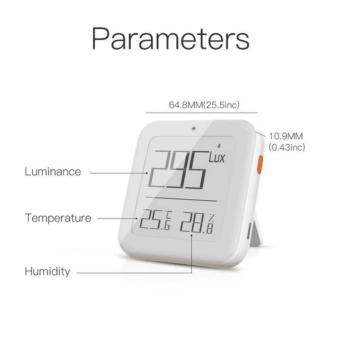 Moes czujnik temperatury światła wilgotności Tuya Zigbee