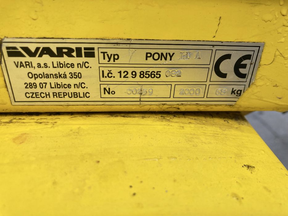 Glebogryzarka VARI Pony II A + Honda 5.5 KM + koła rolnicze – komplet, sprawna