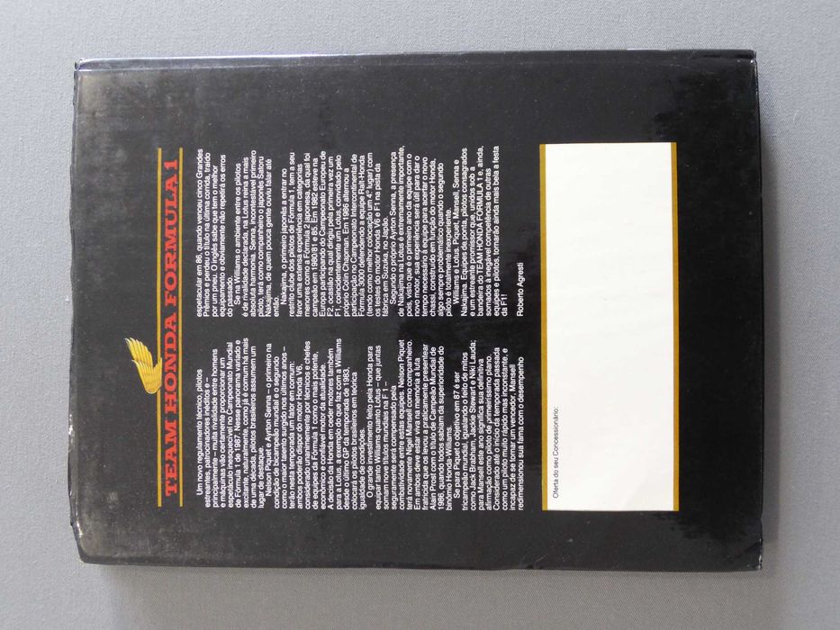 Livro Formula 1 86/87