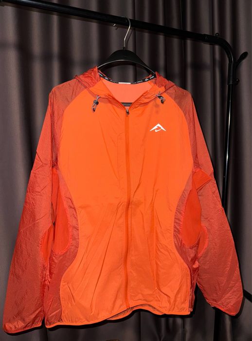 Nike Orange Trail Aireez Running Jacket