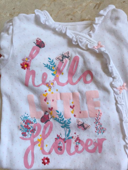 Набір на новонароджену боді сліп человечек 0-3  Next