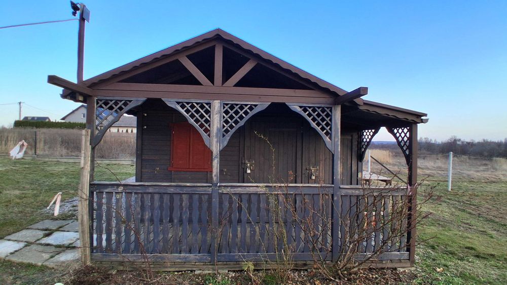 Domek drewniany letniskowy 6x4