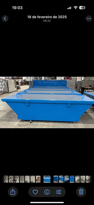 Contentor multibene para residos 6m3