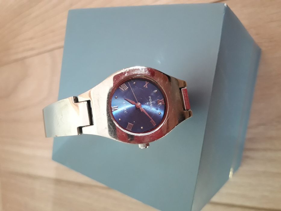 Zegarek srebrny damski fossil Steel