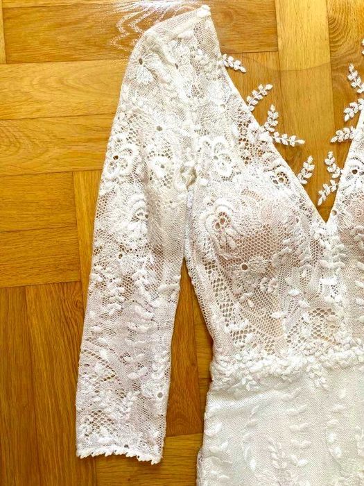 Suknia ślubna Anna Kara Jophiel boho koronkowa