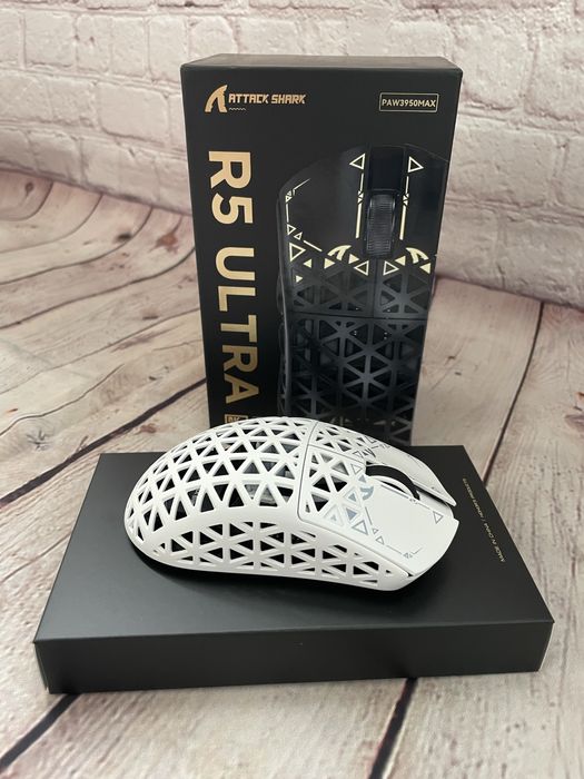 !!Attack Shark R5 Ultra ігрова мишка із карбону!!