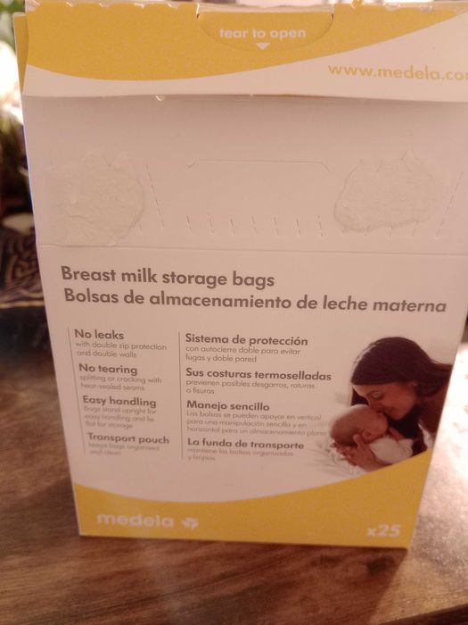 Sacos de conservação de leite materno MEDELA