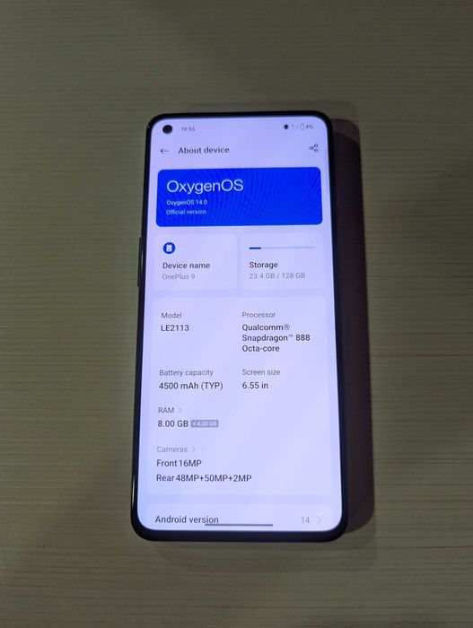 Oneplus 9 arctic sky 128gb
