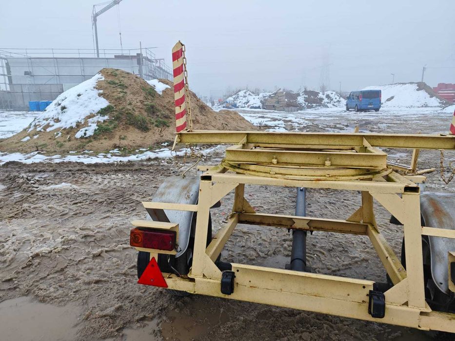 Przyczepa dłużycowa dłużyca EIGENBAU do stali drutu słupów A/3