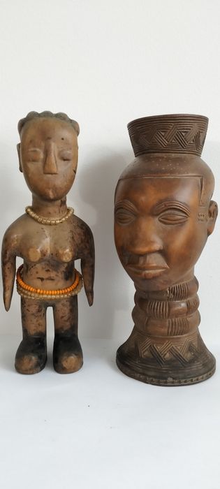Arte africana - estatueta e como cerimonial