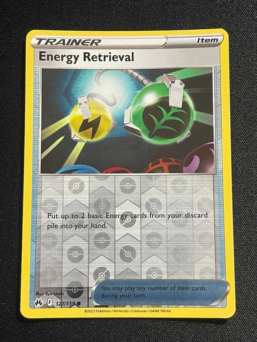 Carta Pokémon Energy Retrieval 127/159 Crown Zenith