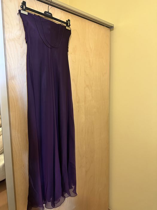 Vestido de cerimónia cor Roxa