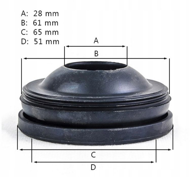 Uszczelka do kolanka dopływowego stelaża rury Koło slim 2 TECHNIC GT