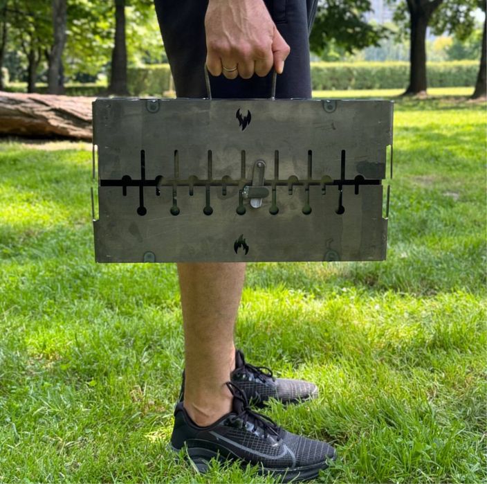 Мангал валіза / Mmangal bbq / Grill / 3mm - 8 sham.
