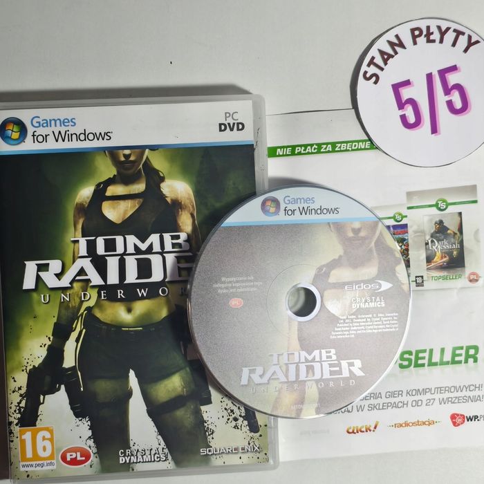 gra pc - tomb raider underworld polskie wydanie super stan