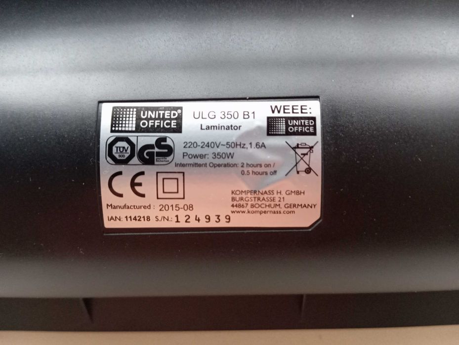 Продам ламінатор А3 United Office