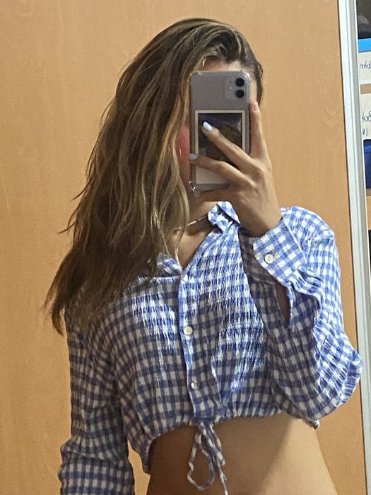 Camisa croped Pull and bear