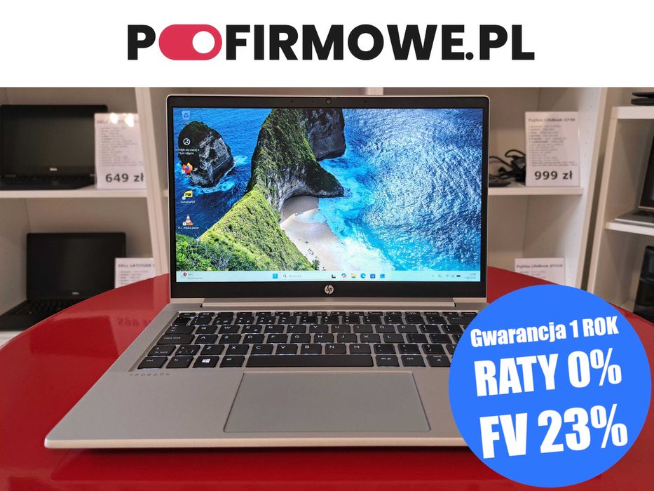 A-Klasa 13" Laptop HP ProBook 430 G8 i3-11gen 8GB Win11 128SSD Kamera HDMI USB-C Kamera Gwarancja 12mc Faktura 23% PoFirmowe.pl