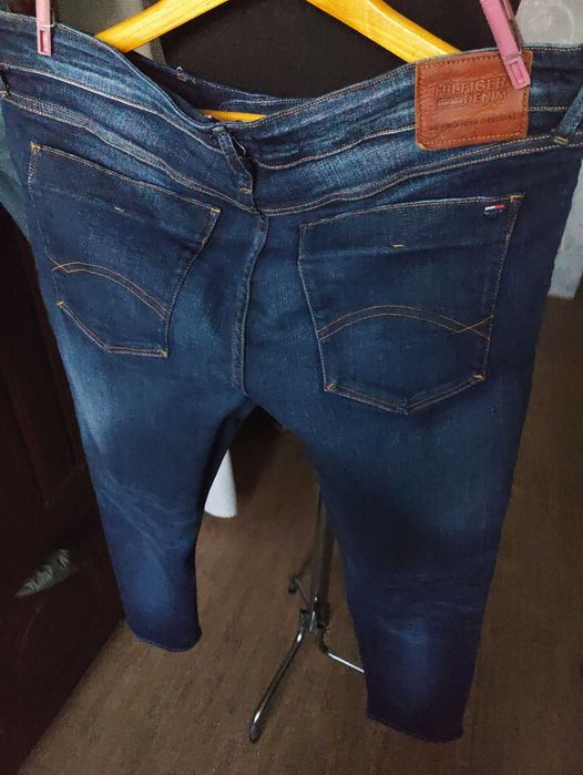Джинсы Tommy Hilfiger jeans USA w38 stretch navy.